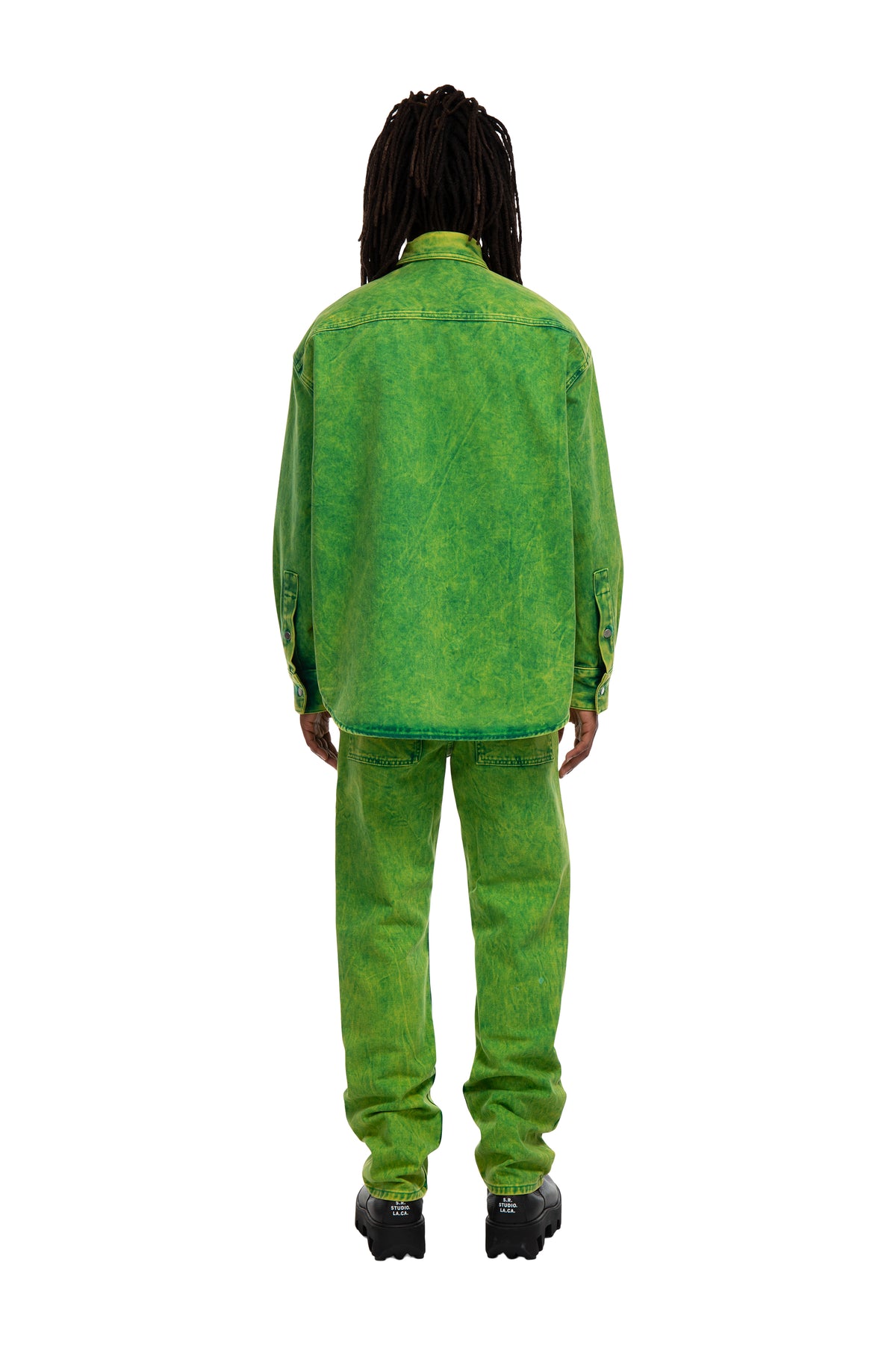 MEN'S OVERSIZED SHIRT WITH IO WASH