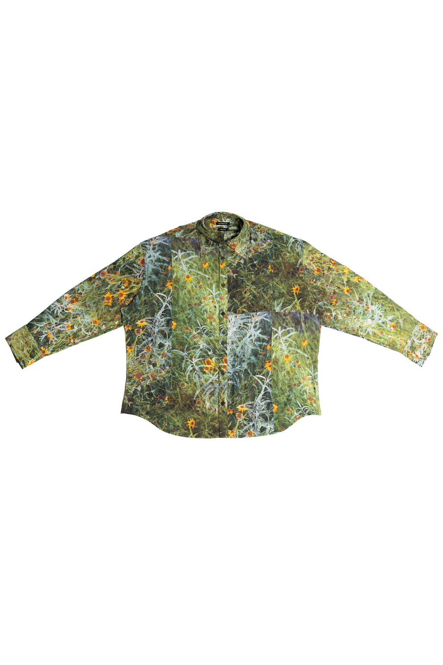 MARFA VISCOSE TWILL OVERSIZED BUTTON-DOWN SHIRT