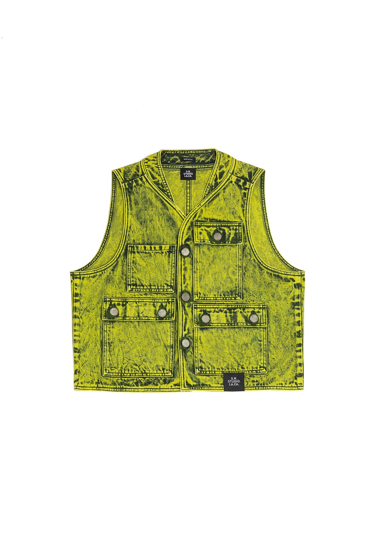 PHOTO VEST WITH MINERAL WASH