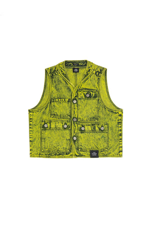 PHOTO VEST WITH MINERAL WASH