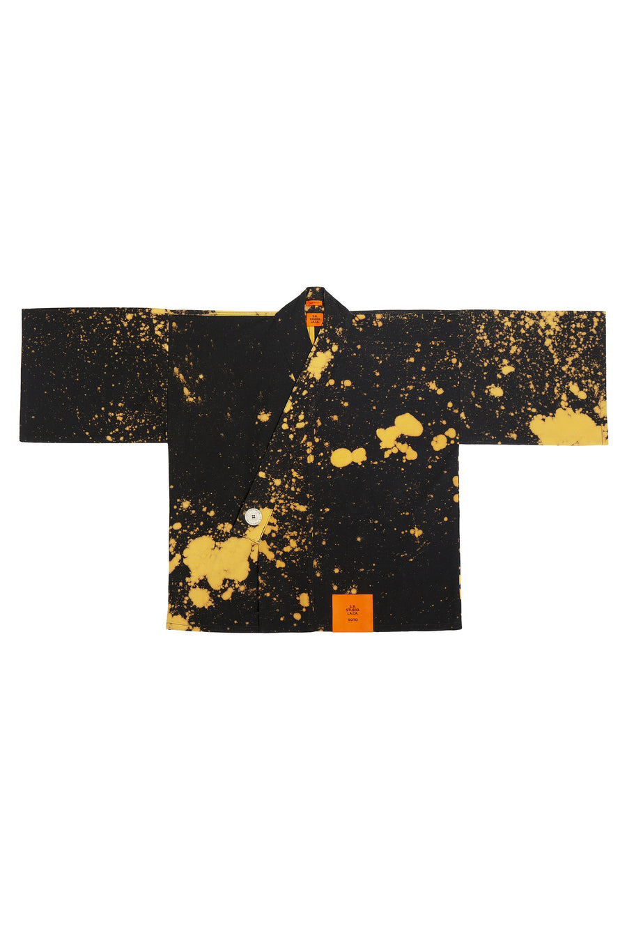 HAND-BLEACHED SEPIA SOTO SHORT ROBE