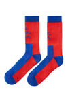SHORT SOCK WITH CONTRAST S.R.S. LOGO