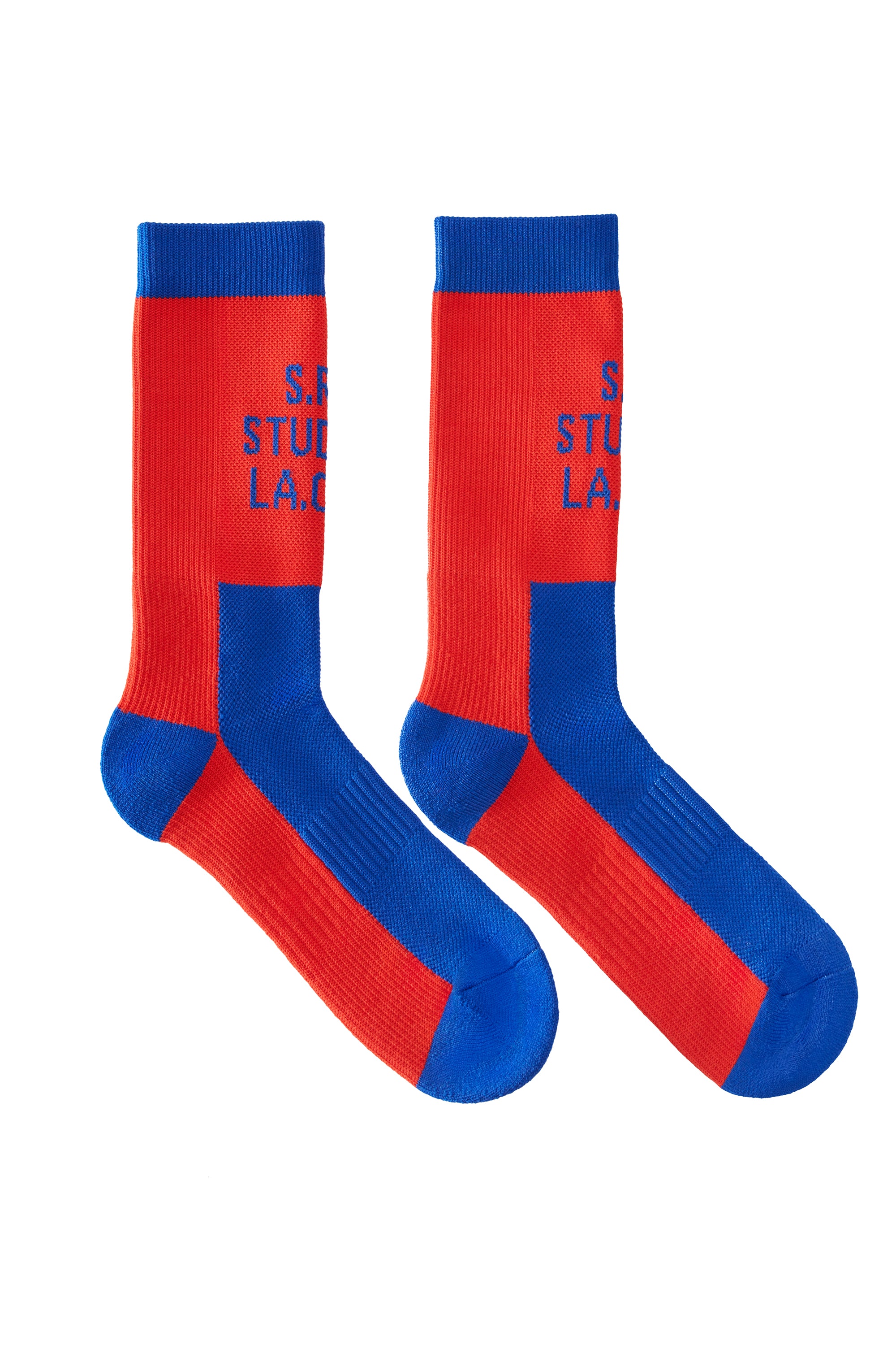 SHORT SOCK WITH CONTRAST S.R.S. LOGO