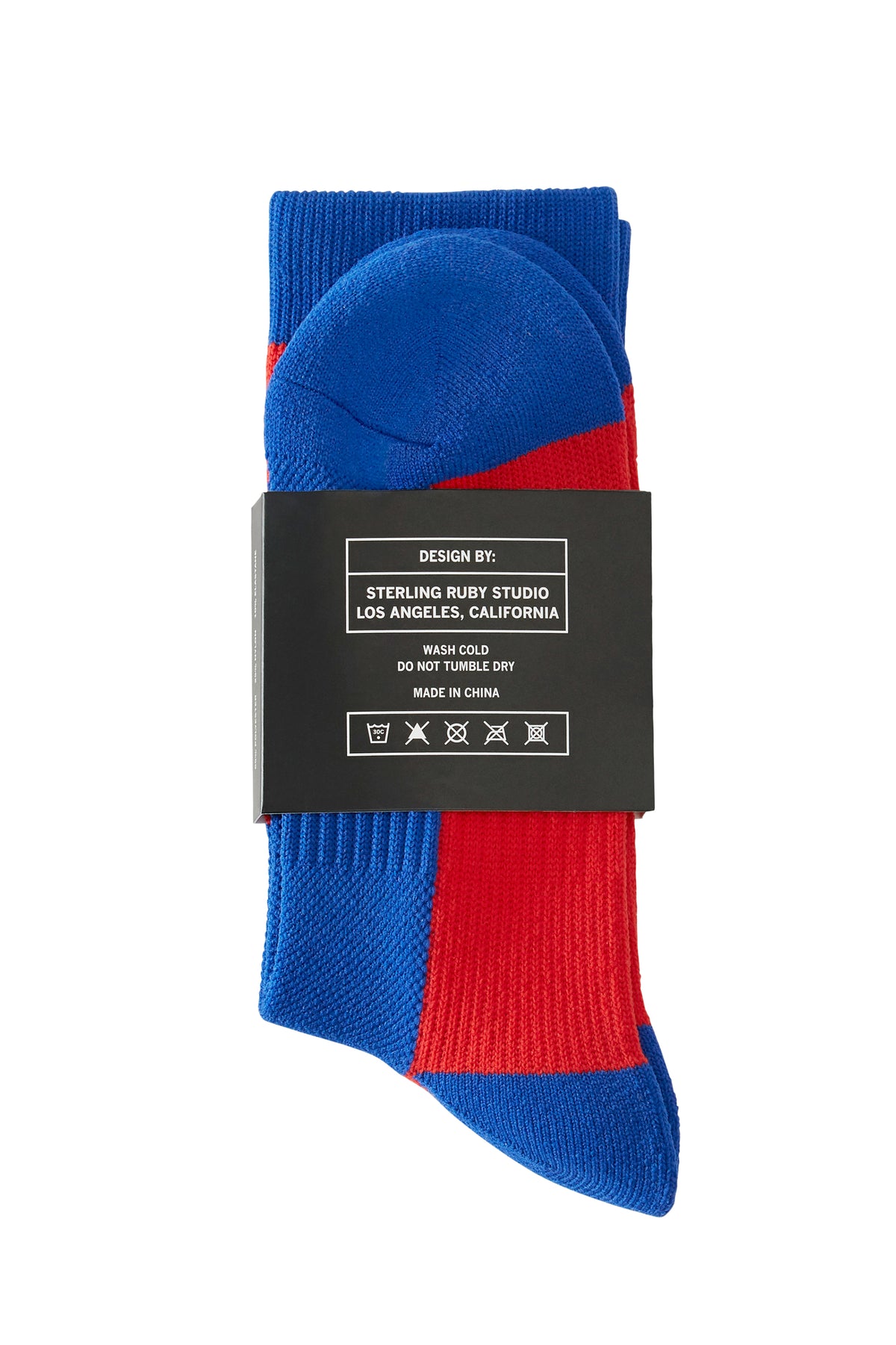 SHORT SOCK WITH CONTRAST S.R.S. LOGO