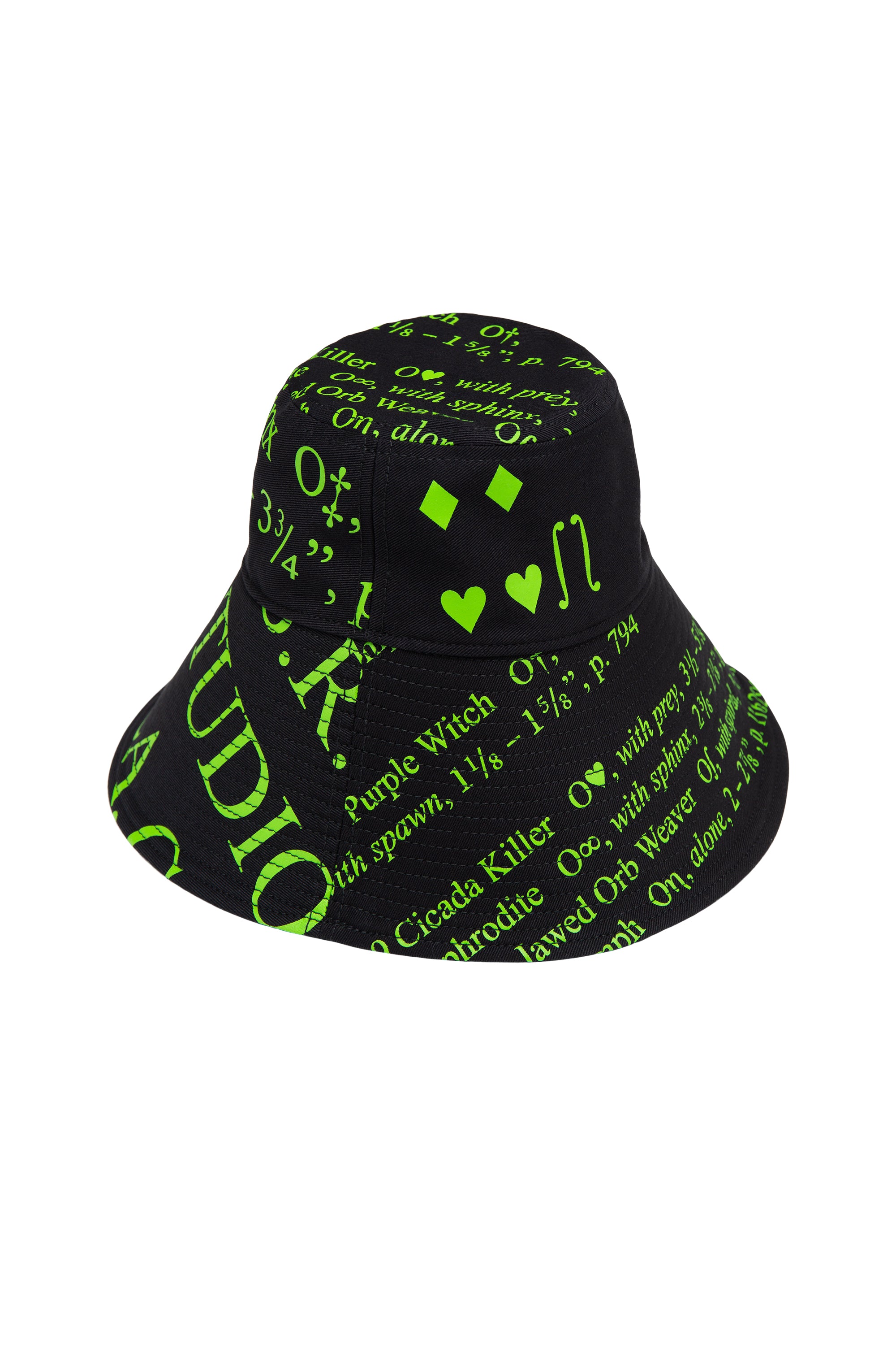 INSECT INDEX LONG-BRIM BUCKET HAT