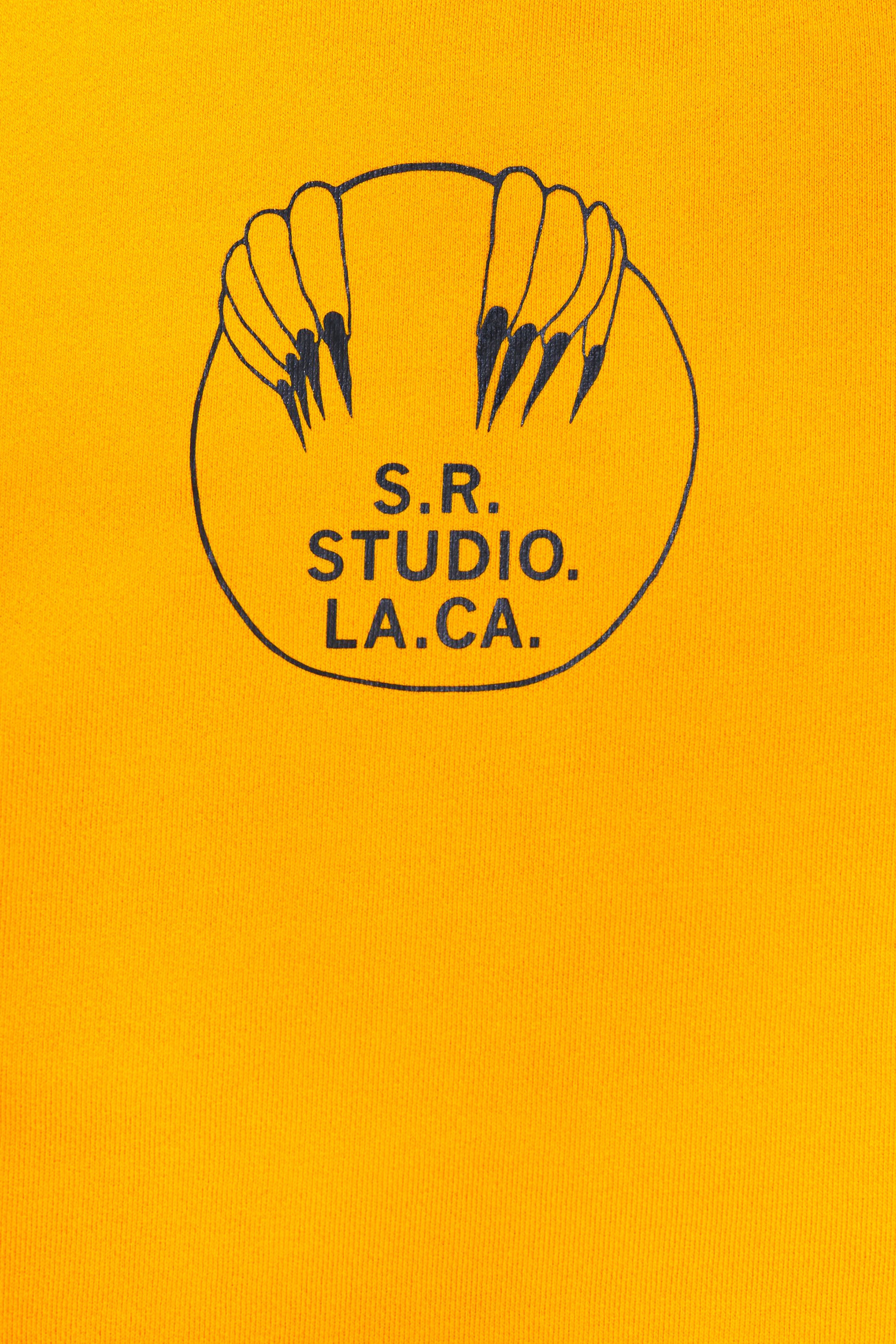 CREWNECK SWEATSHIRT WITH S.R.S. LOGO/VAMPIRE SUNRISE