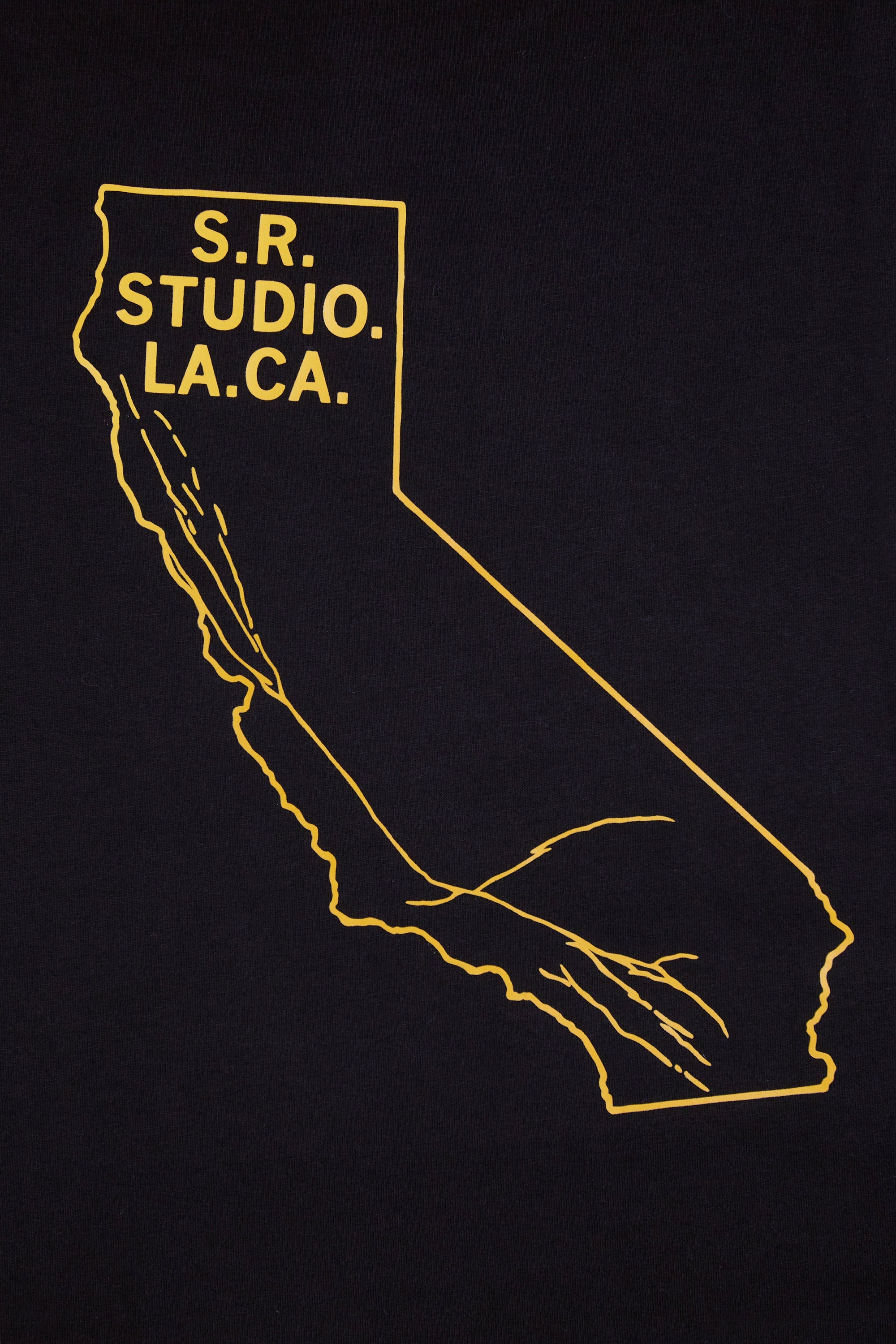 BASIC T-SHIRT WITH S.R.S. LOGO AND STATE GRAPHIC