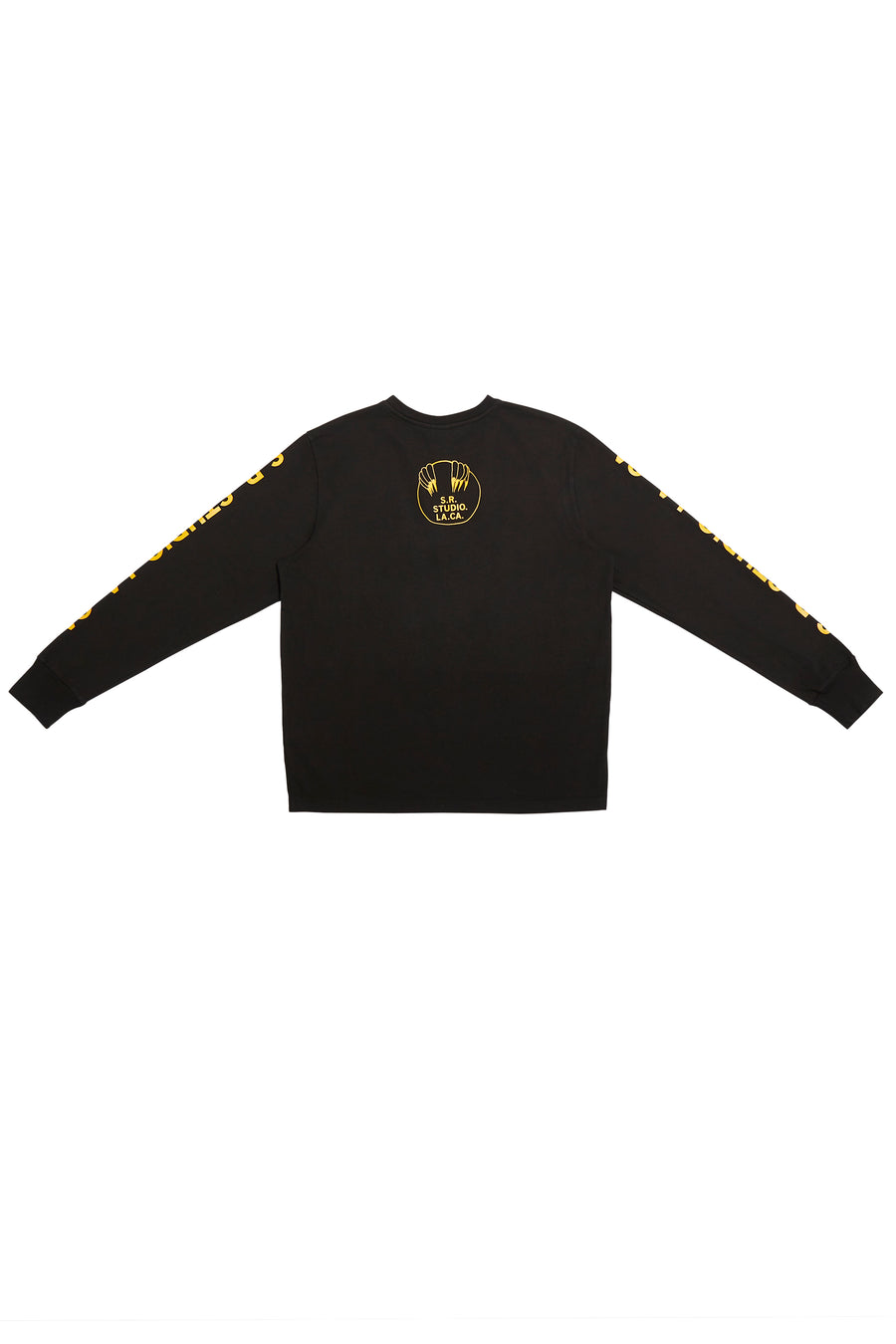 BASIC LONG SLEEVE T-SHIRT WITH S.R.S. LOGO/VAMPIRE SUNRISE GRAPHIC