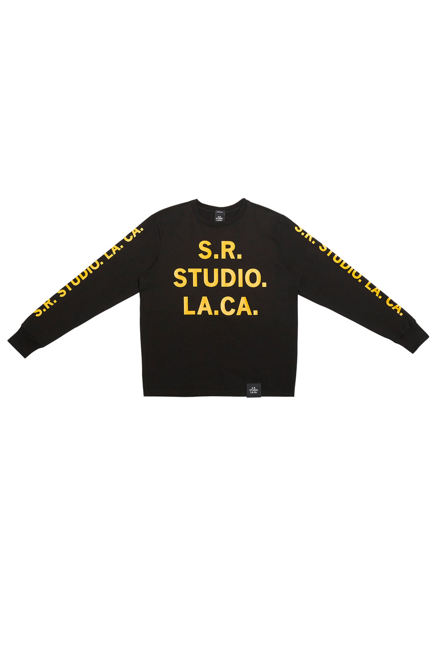 BASIC LONG SLEEVE T-SHIRT WITH S.R.S. LOGO/VAMPIRE SUNRISE GRAPHIC