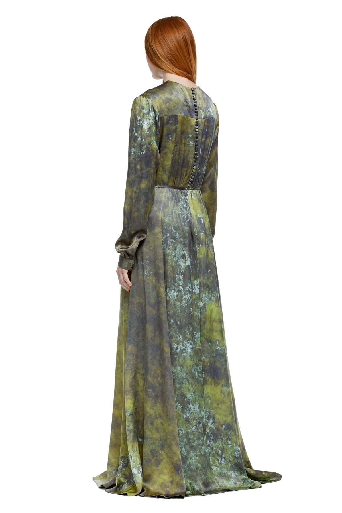 HAND-DYED SILK PRAIRIE DRESS