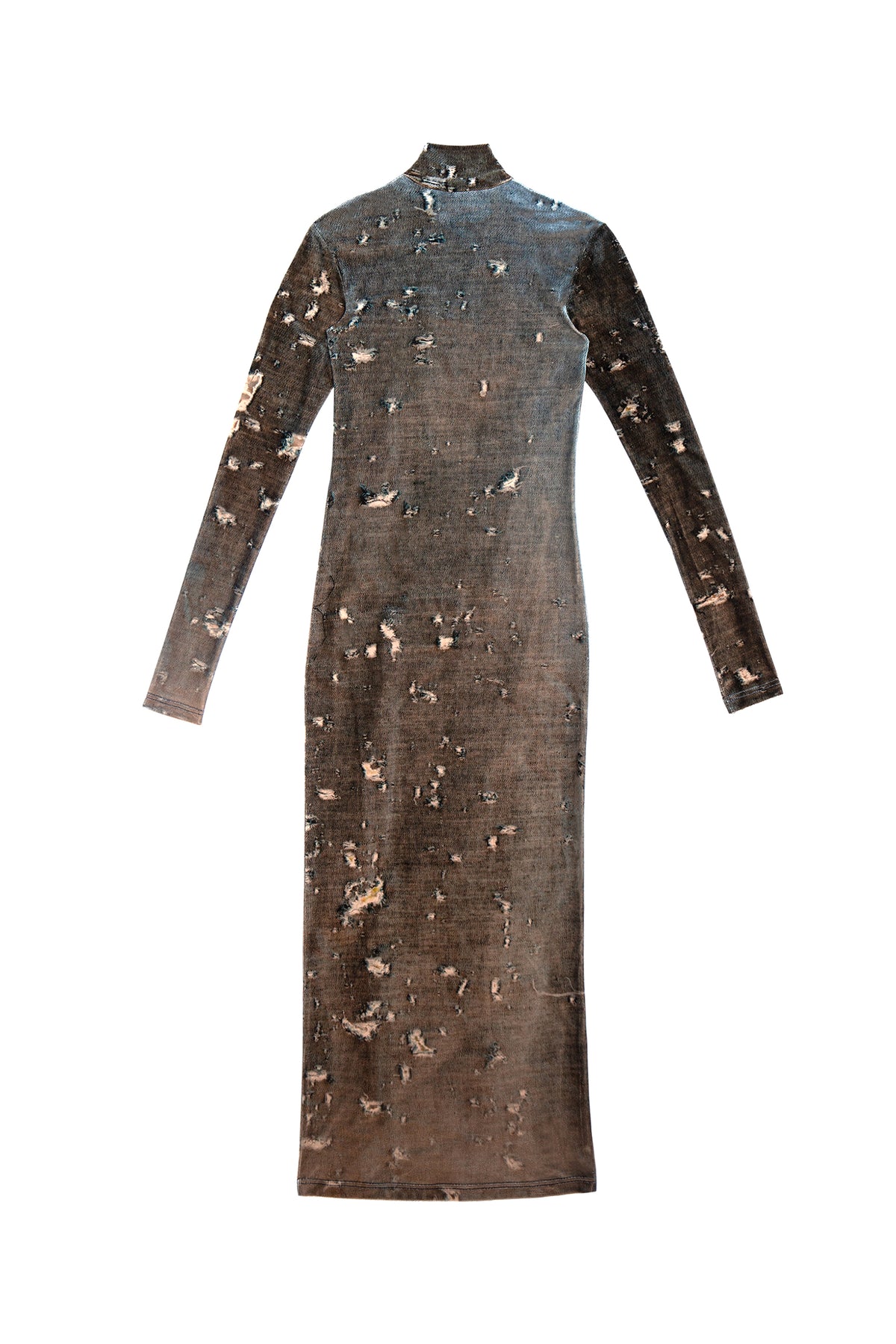 SHROUD III LONG SLEEVE VELVET GOWN