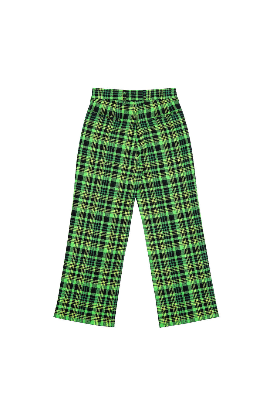 WOMEN'S OPEN-WEAVE CHECK SUIT PANT