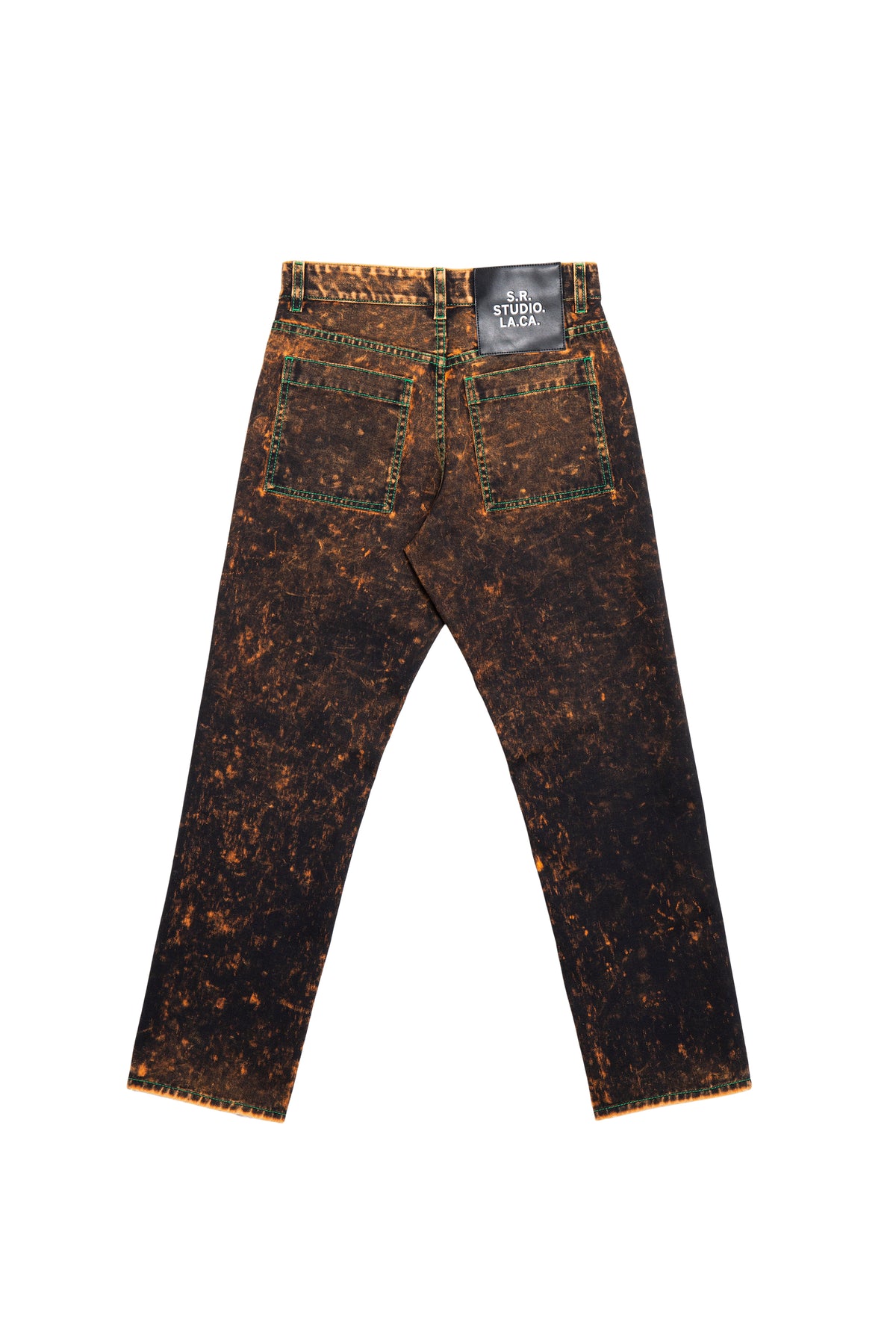 S.R. STUDIO. LA. CA. BY STERLING RUBY STUDIO AP WOMEN'S C-JEAN WITH CONTRAST STITCHING AND IO WASH INSECT INDEX