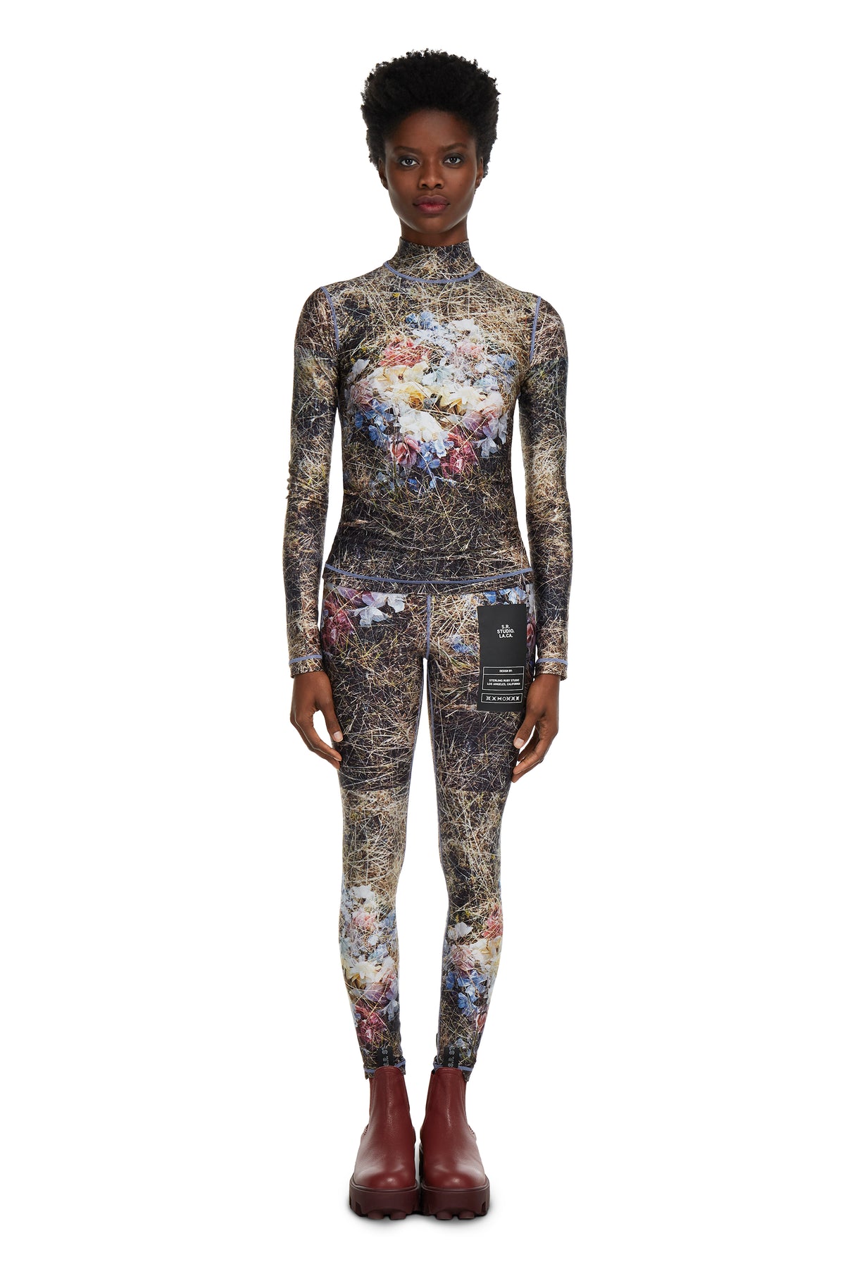 FLOWERS I SPANDEX LEGGING